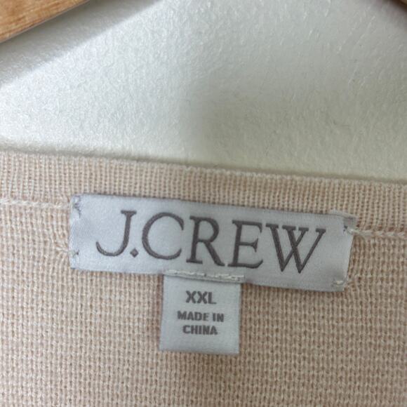 J. CREW Giselle Sweater Blazer Gold Buttons Ivory Cream Sz XXL {3K28} - Picture 6 of 8